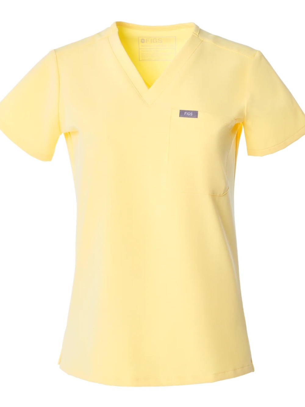 FIGS Yellow Catarina Scrub Top XS